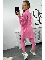 3dílný set halenka, top a legíny světle růžová 3dílný set halenka, top a legíny světle růžová