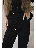 Svetr set Mikina + Kalhoty černý Svetr set Mikina + Kalhoty černý