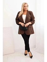 Dámská elegance Plus Size hnědá Dámská elegance Plus Size hnědá