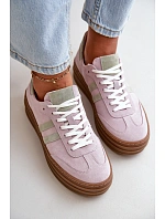 Zazoo N1068S4 Dámské Semišové Tenisky na Platformě Fialové Zazoo N1068S4 Dámské Semišové Tenisky na Platformě Fialové