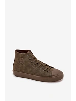 Pánské Zateplené Tenisky Z Eko Kůže Big Star OO174250 HI-POLY SYSTEM Khaki Pánské Zateplené Tenisky Z Eko Kůže Big Star OO174250 HI-POLY SYSTEM Khaki