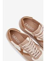 Kožené semišové dámské tenisky Zazoo N1108S5 béžové Kožené semišové dámské tenisky Zazoo N1108S5 béžové