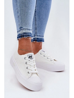 Dámské tenisky na platformě LEE ISLA C WOMEN LOW 50261002.1FG bílé