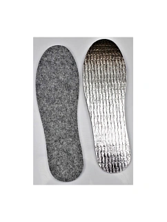 Coccine Thick Felt Insoles On The Aluminum Layer