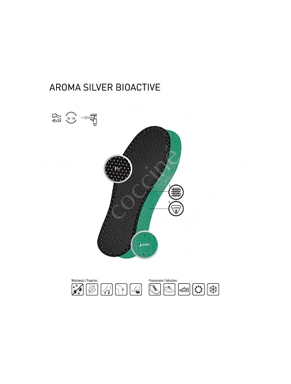 Coccine Antibacterical Insoles Aroma Silver Bioactive Coccine Antibacterical Insoles Aroma Silver Bioactive