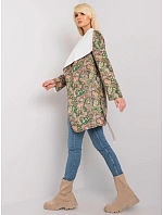 Dámský kabát DHJ PL 6022A.26X khaki Dámský kabát DHJ PL 6022A.26X khaki
