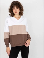 Mikina RV BL 8328.65P bílo-hnědá Mikina RV BL 8328.65P bílo-hnědá