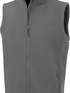 Result R 902M Pánská 2-vrstvá softshell vesta "Printable" 30.902M workguard grey