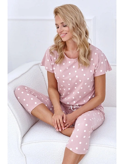 Dámské pyžamo Chloe 2860 růžové - Taro Dámské pyžamo Chloe 2860 růžové - Taro