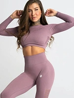 Dámský Crop-Top Wild Rose - Gym Glamour