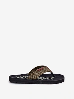 Pánské žabky WRANGLER ZANE FLIPFLOP MEN LOW 20251044.20251044.57B Zelené