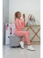 Sada s oversize halenkou morel