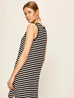 Dámská noční košile YI3322403-055 černobílá - DKNY