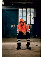 Yoko HVK 05 Hi-Vis mikina s kapucí 79.VK05 navy Yoko HVK 05 Hi-Vis mikina s kapucí 79.VK05 navy