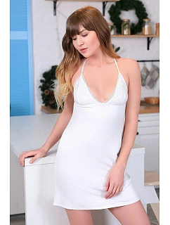 Sexy noční košilka s krajkou model 139909 Leinle