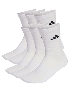 Ponožky adidas Cushioned Crew Essentials 6p bílé KE5498