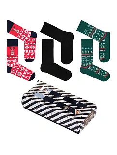 Vánoční sada pánských ponožek 3-Pack