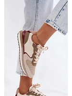 Dámské Sportovní Sneakers McArthur MA257W Béžové Dámské Sportovní Sneakers McArthur MA257W Béžové