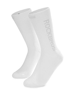Cyklistické ponožky Rockbros 490067006 s reflexními prvky, velikost M – bílé