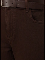 Dámské džíny Mom Fit s hnědým páskem FashionStreet UY3129 Dámské džíny Mom Fit s hnědým páskem FashionStreet UY3129
