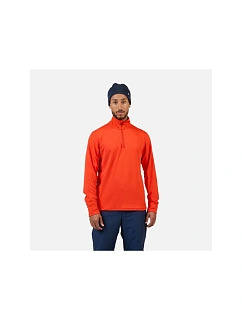 Pánská mikina ROSSIGNOL MID LAYER STRETCH HZ, oranžová