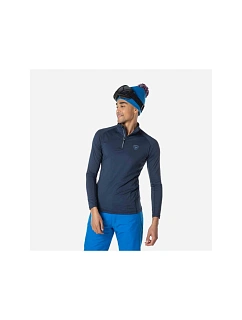 Rossignol Classique 1/2 Zip T-shirt navy blue pánské