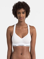 Podprsenka sportovní QF1654E-100 bílá - Calvin Klein