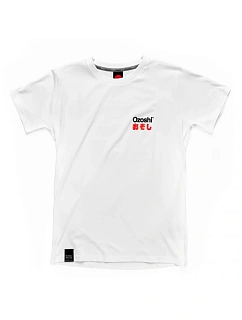Ozoshi Pánské tričko Isao M white Tsh O20TS005