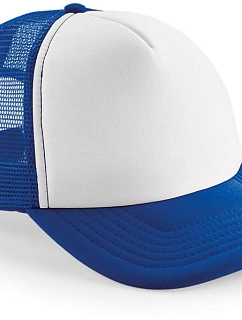 Beechfield B 645B Dětská 5 panelová síťovaná kšiltovka 53.645B bright royal/white