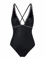 Dámské jednodílné plavky KW0KW02075-BEH - Calvin Klein