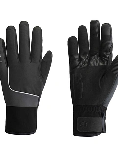 Zimní rukavice Rogelli ESSENTIAL HIVIS černé 3XL