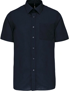 Kariban K 551 Popelínová košile "Ace" s krátkým rukávem 20.K551 navy