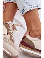 Dámské Sportovní Sneakers McArthur MA257W Béžové Dámské Sportovní Sneakers McArthur MA257W Béžové
