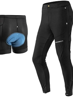 Pánské cyklistické kalhoty Rockbros YPK027 black 2XL