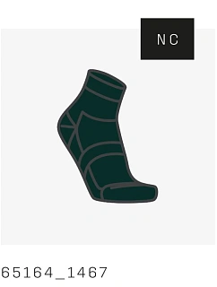 Cyklistické ponožky POC Cadence Road Short Sock, zelené
