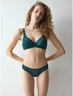 Dámská tanga Amourette Hipster String  Teal Green zelené - TRIUMPH