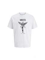 Jack&Jones tričko Nirvana JPRBLUNIRVANA SS TEE 12287521 BRIGHT WHITE Jack&Jones tričko Nirvana JPRBLUNIRVANA SS TEE 12287521 BRIGHT WHITE