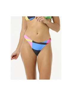 Plavkové kalhotky RIP CURL Las Dalias High Leg Cheeky, tyrkysové