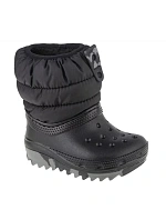 Dětské sněhule Jr 207683-001 Černá - Crocs
