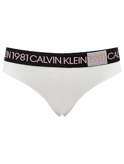 Dámská tanga QF5448E-100 - Calvin Klein
