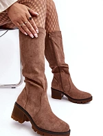 Kozačky D8130 hnědé - Step in style