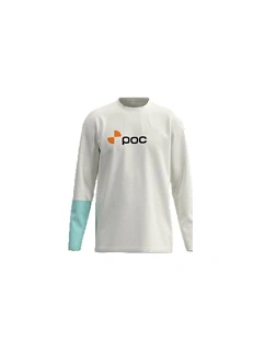 Tričko POC L/S Tee, bílé
