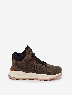 Pánské turistické boty WRANGLER WEST MEN MID 20253027 tmavozelené