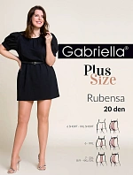 Gabriella 161 Rubens Plus Size punčocháče 20 den 7-3XL Gabriella 161 Rubens Plus Size punčocháče 20 den 7-3XL