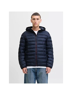Pánská péřová bunda Jack&Jones JJEBRADLEY LIGHT PUFFER HOOD NOOS 12280970 SKY CAPTAIN
