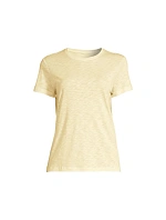 Dámské tričko Casall Soft Texture Tee, žluté Dámské tričko Casall Soft Texture Tee, žluté
