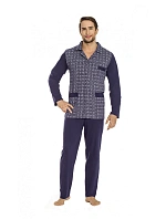 Rozepínané pánské pyžamo Luna 797 M-2XL Rozepínané pánské pyžamo Luna 797 M-2XL