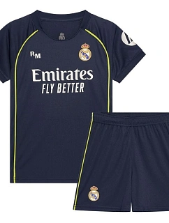 Sada triček a šortek Real Madrid pro juniory s Mbappém – RM25B2