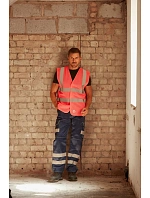 Yoko HVW 120 Hi-Vis síťovaná bezpečnostní vesta 79.W120 navy Yoko HVW 120 Hi-Vis síťovaná bezpečnostní vesta 79.W120 navy