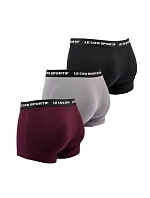 Le Coq Sportif pánské boxerky 3PAK černé šedé vínové Le Coq Sportif pánské boxerky 3PAK černé šedé vínové